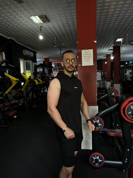 Compression T-shirt decoulte avec capuche (من اختيارك logo)