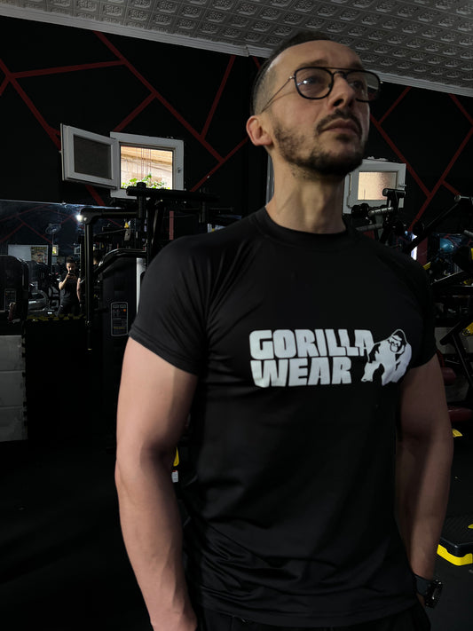 Compression T-shirt Demi manche( gourila wear/gym fitness)