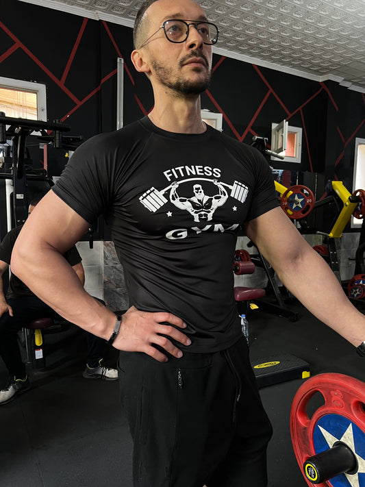 Compression T-shirt Demi manche( gourila wear/gym fitness)