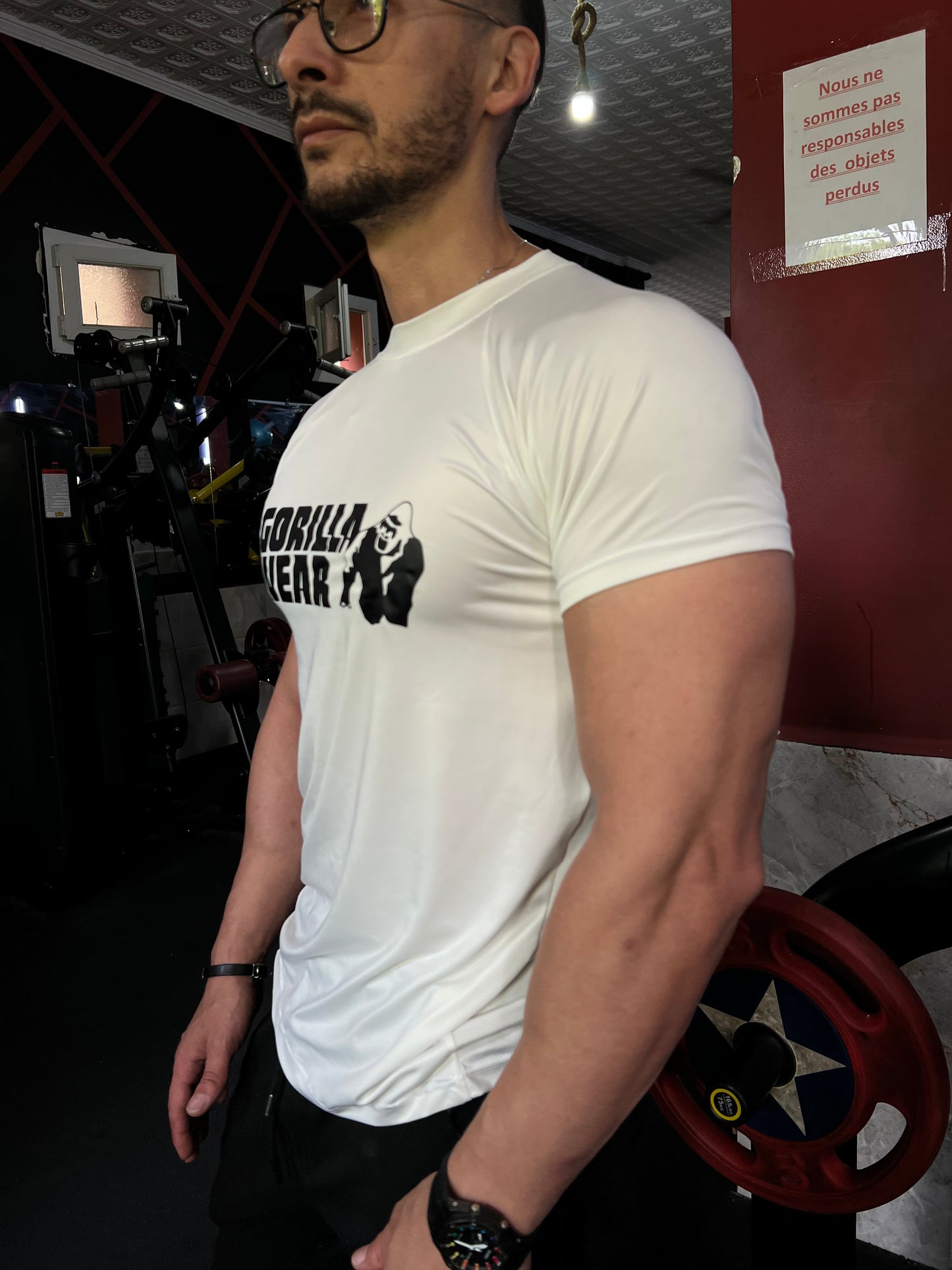 Compression T-shirt Demi manche( gourila wear/gym fitness)
